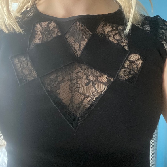 Guess black peplum top - Picture 5 of 9